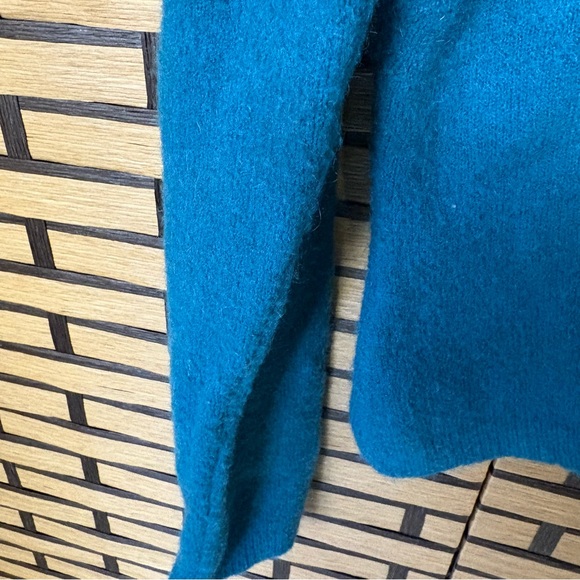 Harley‎ Davidson Teal Wool Blend Sweater Size Small - Picture 4 of 6